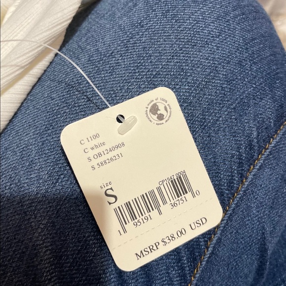 Free People Blake Baby Tee size Size BNWTS $38.00 - Picture 12 of 14